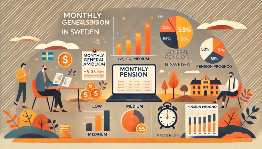 Hur mycket får du i allmän pension per månad